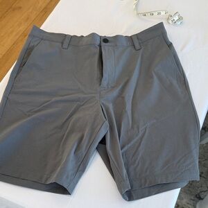 Banana Republic Charcoal Flat Front Shorts
